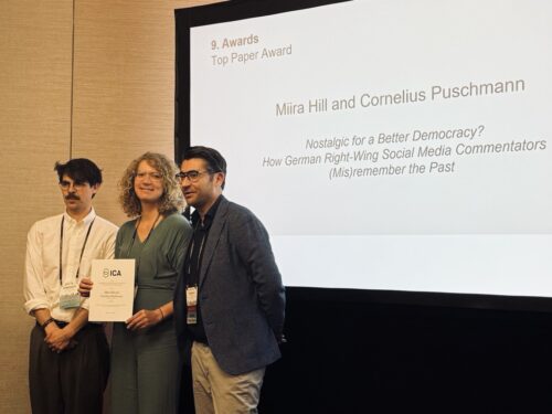 Miira Cornelius Top Paper Award ICA25